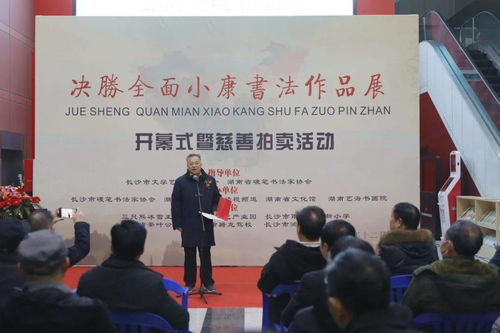 堅(jiān)持文化初心 決勝全面小康 書法作品展暨慈善拍賣活動(dòng)在湖南省文化館舉行
